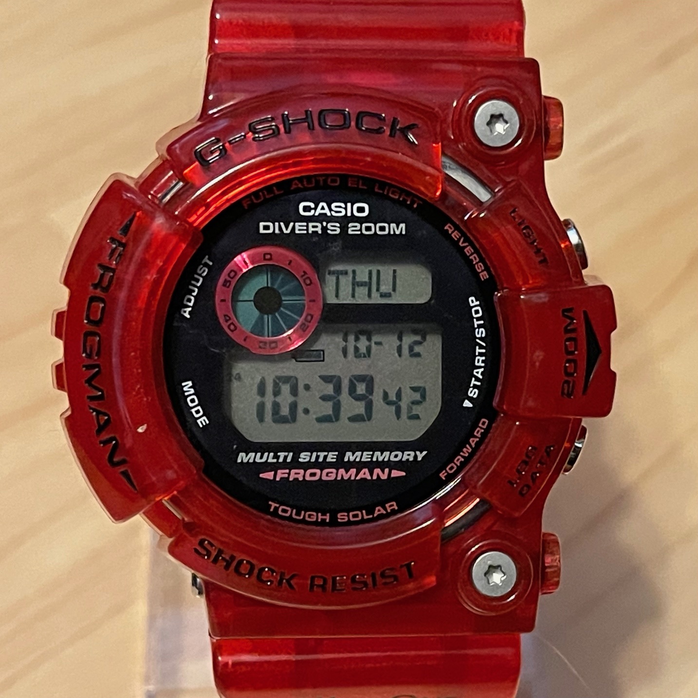 WTS] Casio G-Shock DW-9900WC-7T WCCS Candy Apple Red Titanium