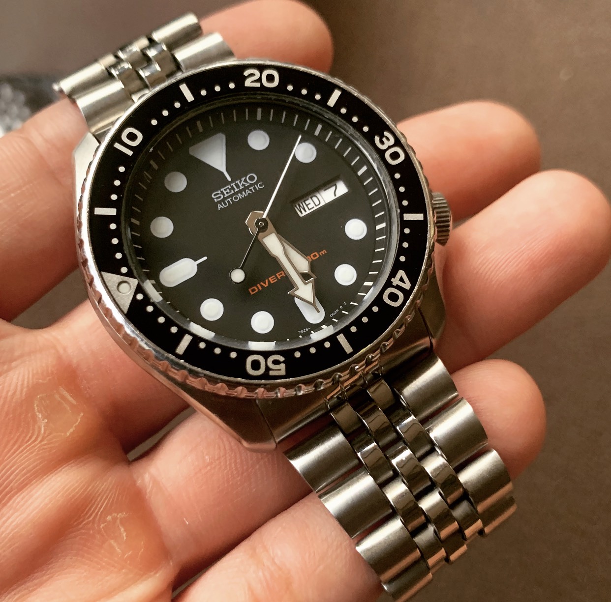 WTS] Seiko Diver SKX007 with Jubilee Bracelet and OEM Rubber Strap |  WatchCharts