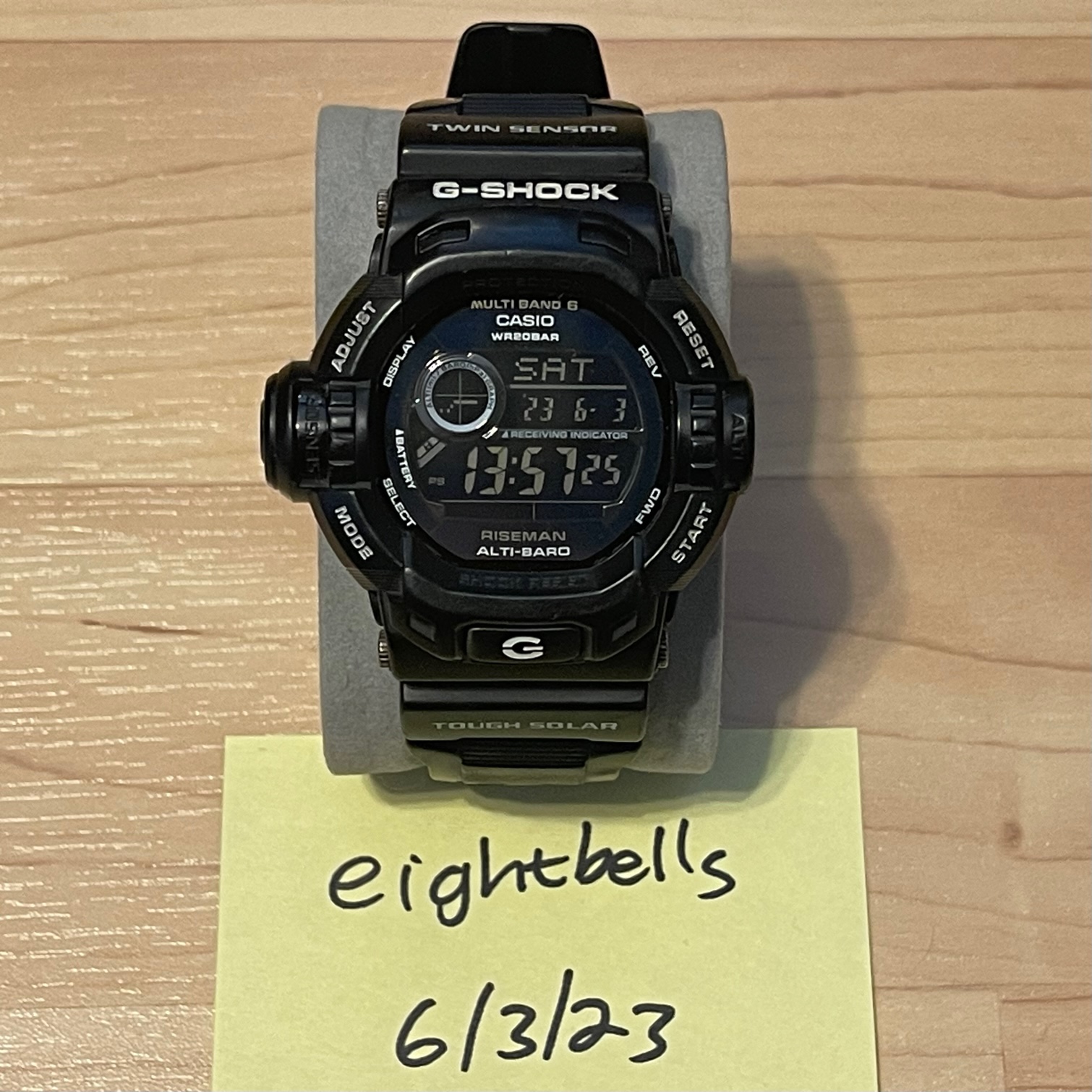 G-SHOCK ライズマンBLACK GW-9200BWJ-1JF - 腕時計(デジタル)