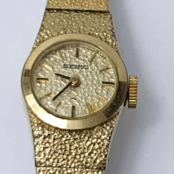 Seiko 11-0450 Ladies 17 Jewels 18k Gold Filled Dress Watch