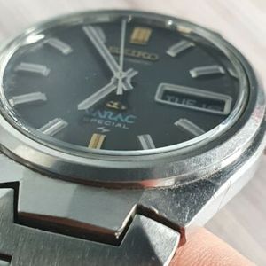 Vintage King Seiko Vanac 5246 6041 Day Date Hi Beat Automatic