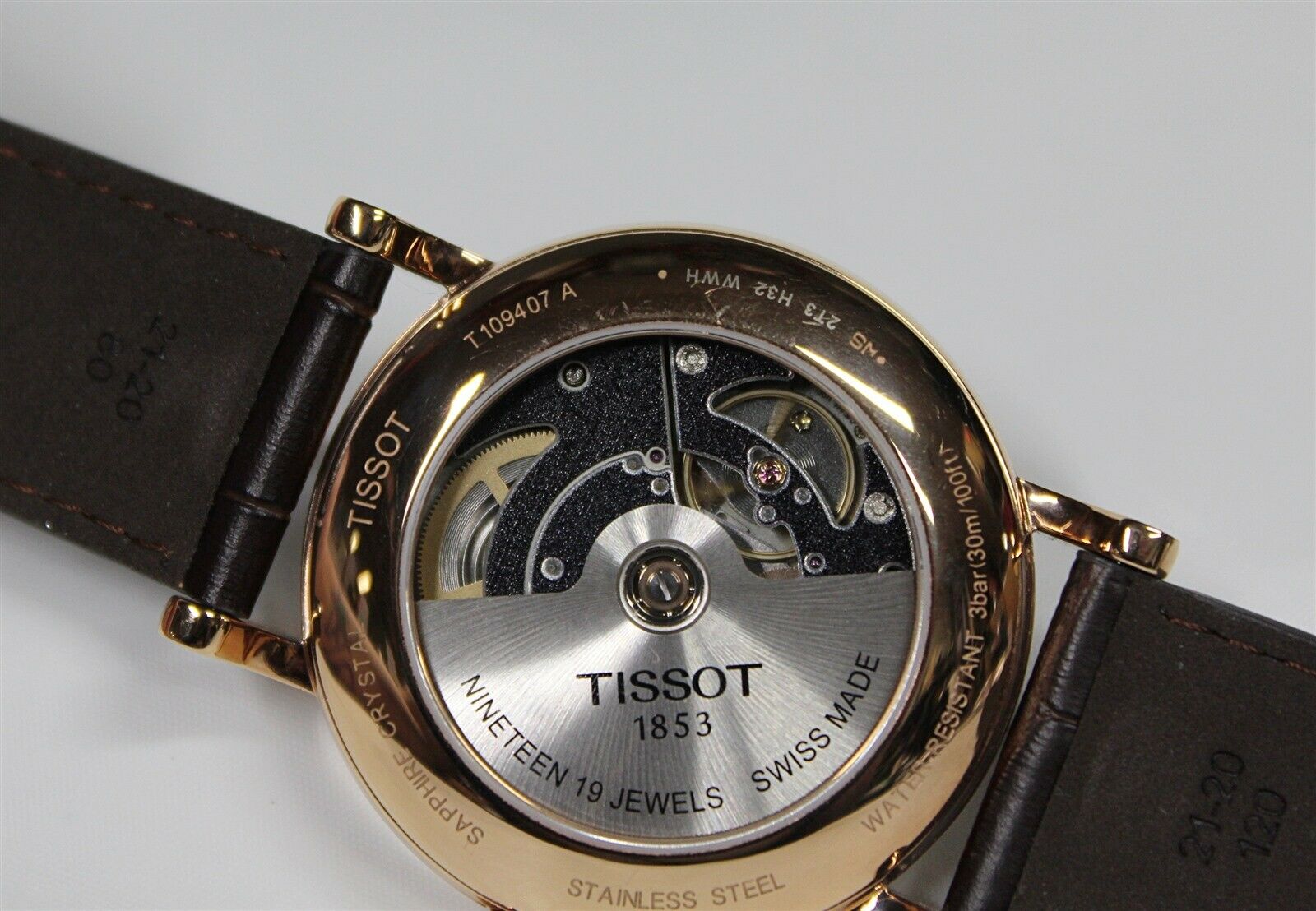 Tissot 1853 Swissmatic 19 Jewel Men s Wristwatch WatchCharts