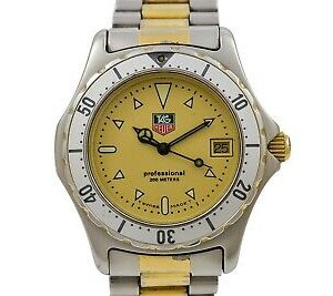 Vintage Tag Heuer 2000 Series 974.013R Quartz Bi-Metal Gents Watch