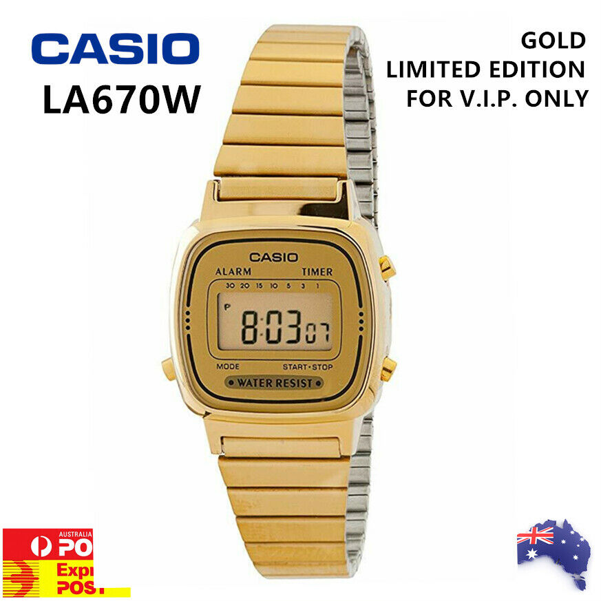 casio la670w gold