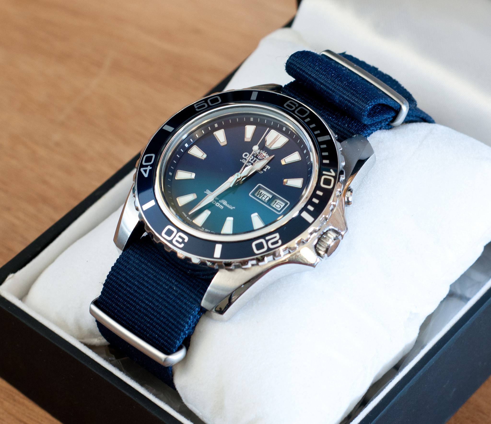 Orient mako hotsell xl blue