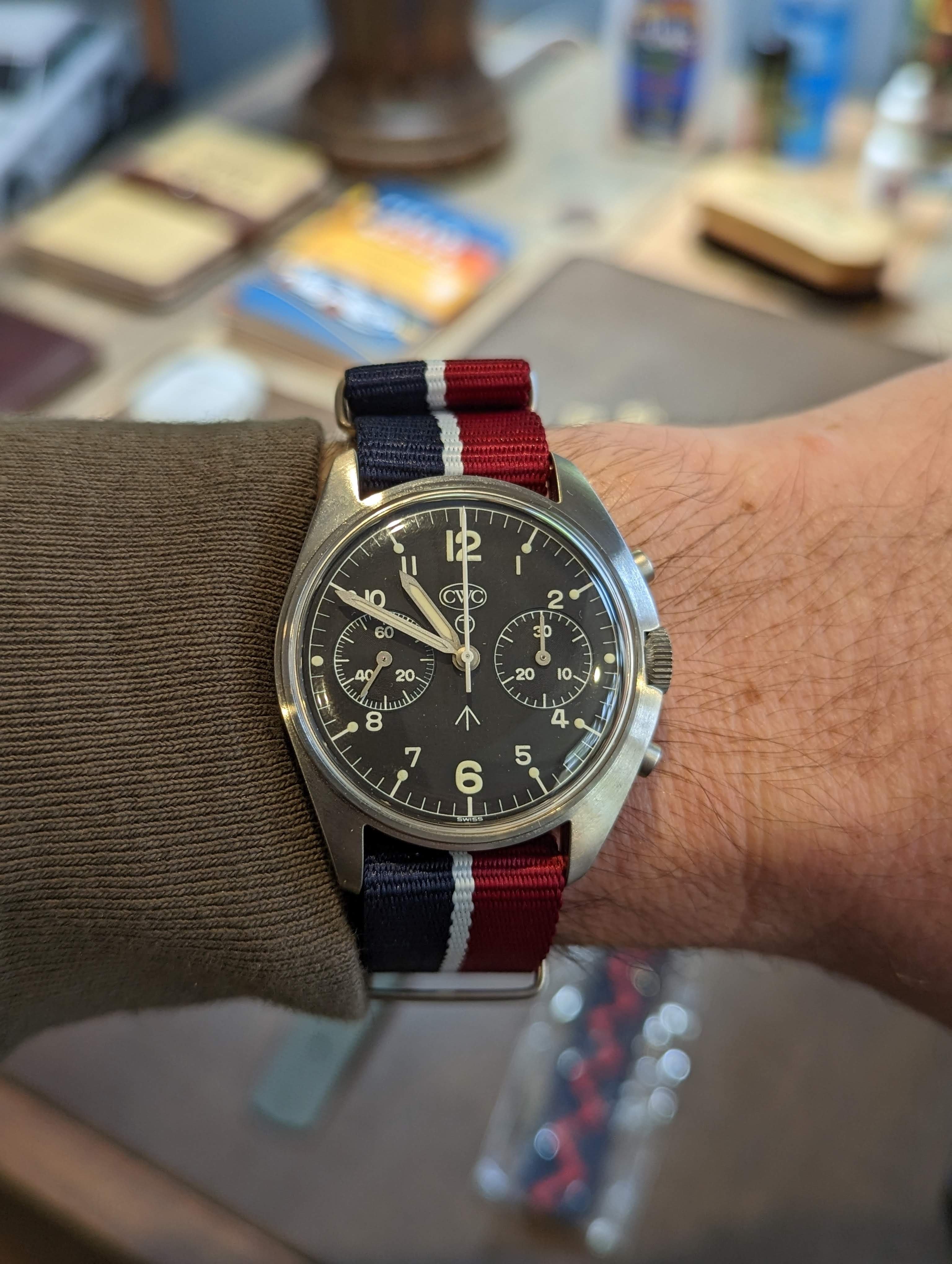 Cwc shop pilots chronograph