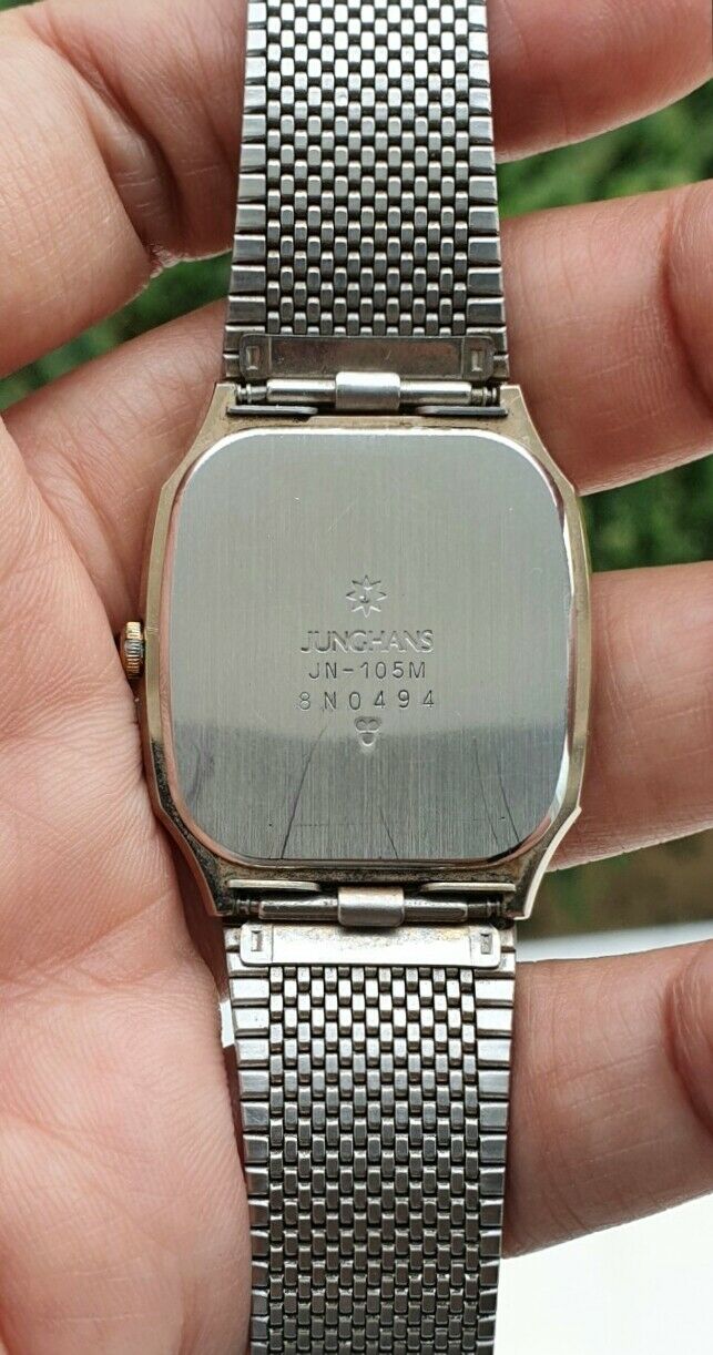 Vin-Antique Noblesse gattaca10周年 限定品 Junghans Noblesse Gold Plated Handsome Vintage Mens Germany