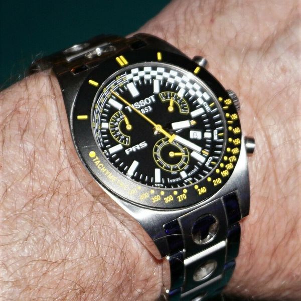 Tissot PRS 516 J565/665 40mm Reverse Retrograde Chronograph Mens