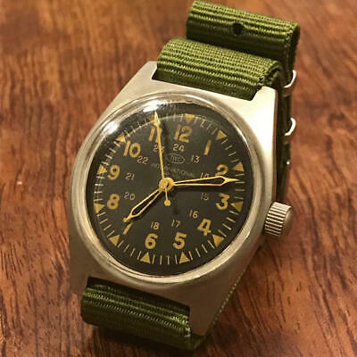 IWC Antique Military Watch Vietnam Broad Arrow Men s Watch