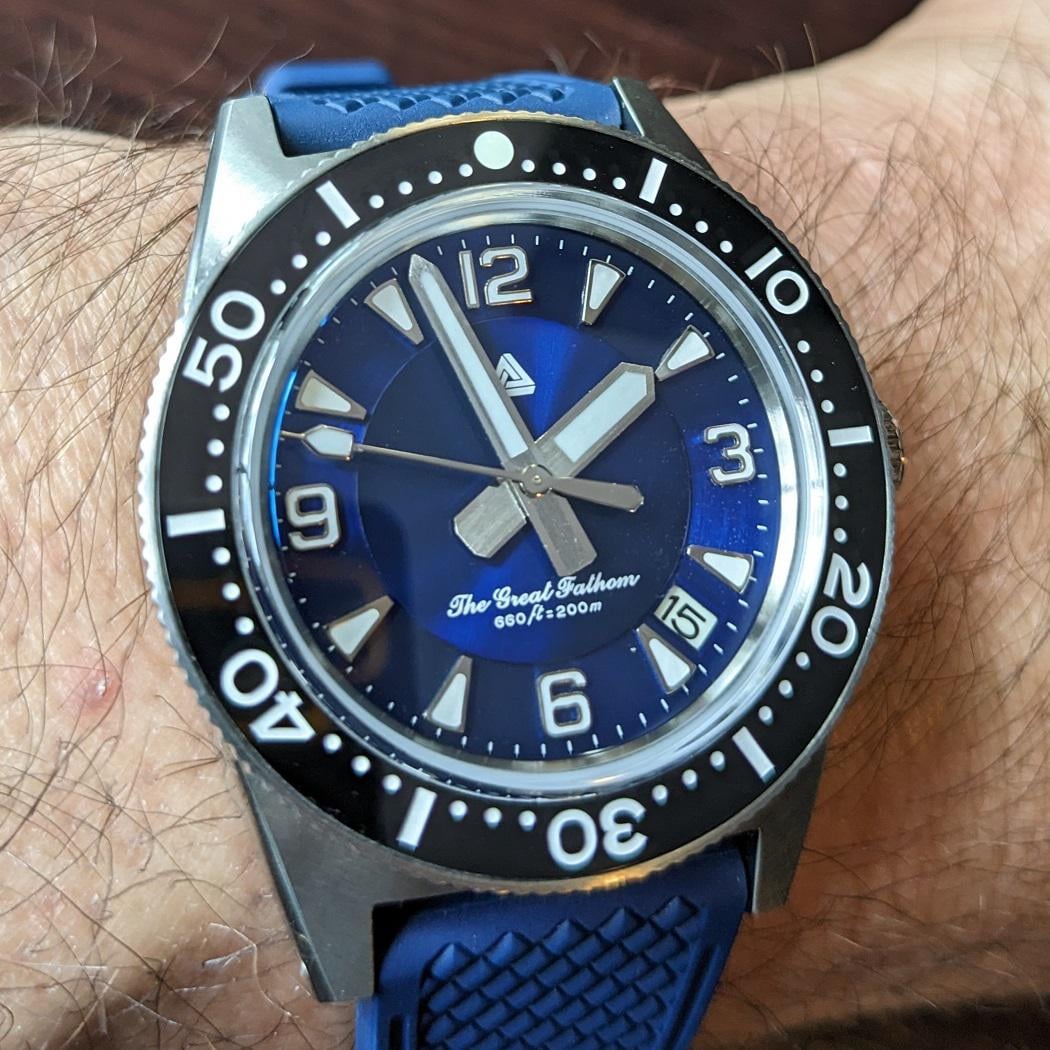 WTS] Custom 62MAS - Fifty Fathoms Seiko NH35 Homage Mod | WatchCharts