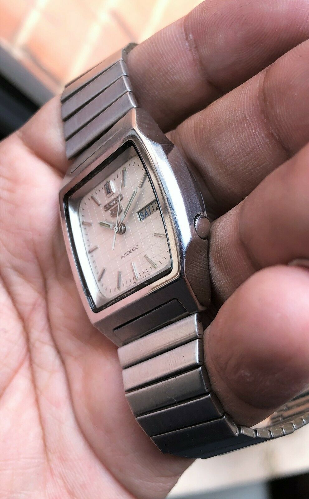 Seiko 1989 SKXG87 TV White Hodinkee Dial Retro Vintage 7009 Auto