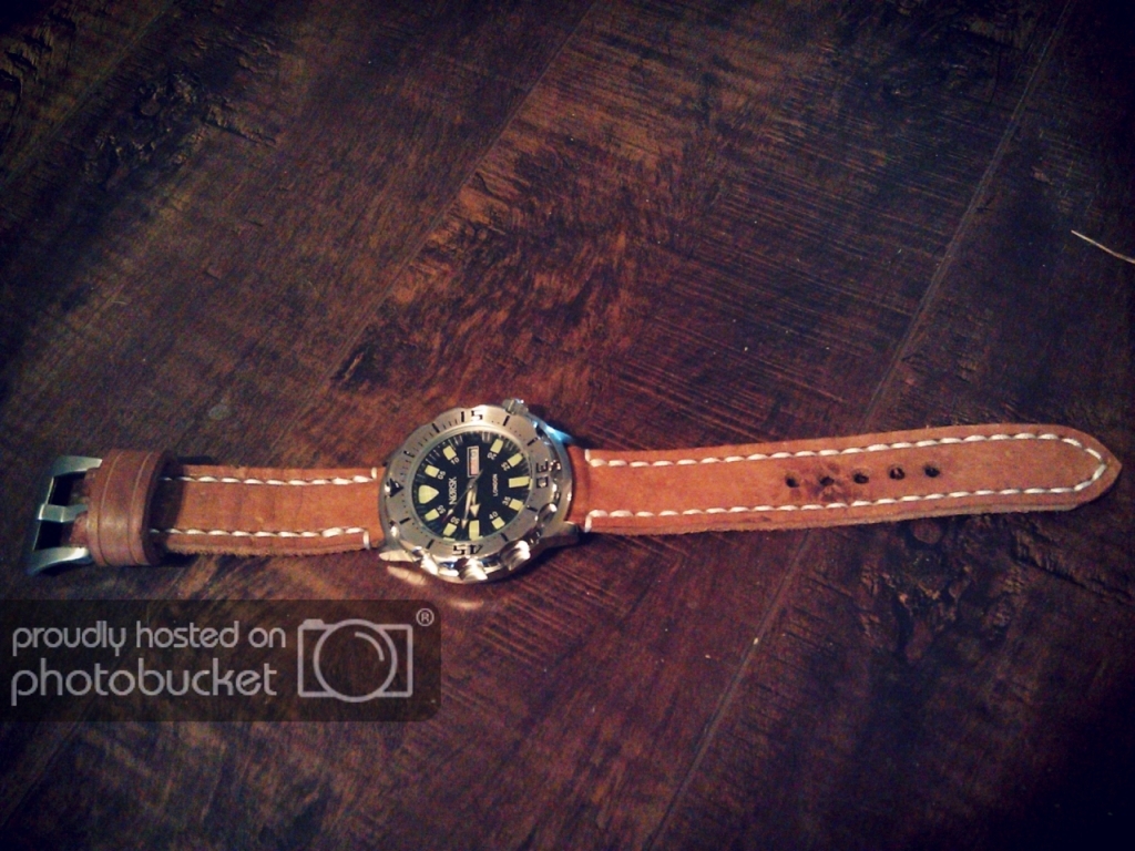 infamous Norsk watch (seiko monster homage) for cheap + new strap |  WatchCharts