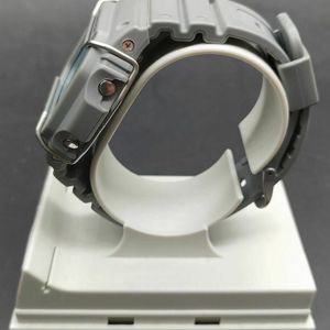Casio G-Shock DW-D5600P-8 Grey Gray Watch Blue Face Rare