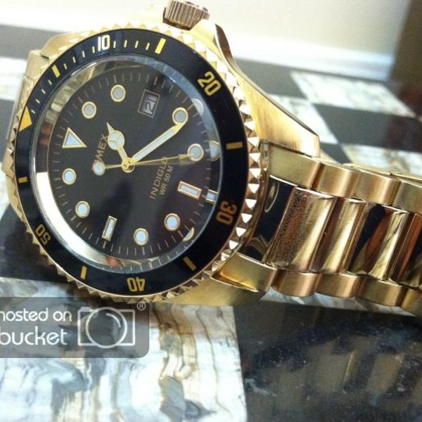 FS: Timex Submariner t29771 Gold Rare Never Worn | WatchCharts