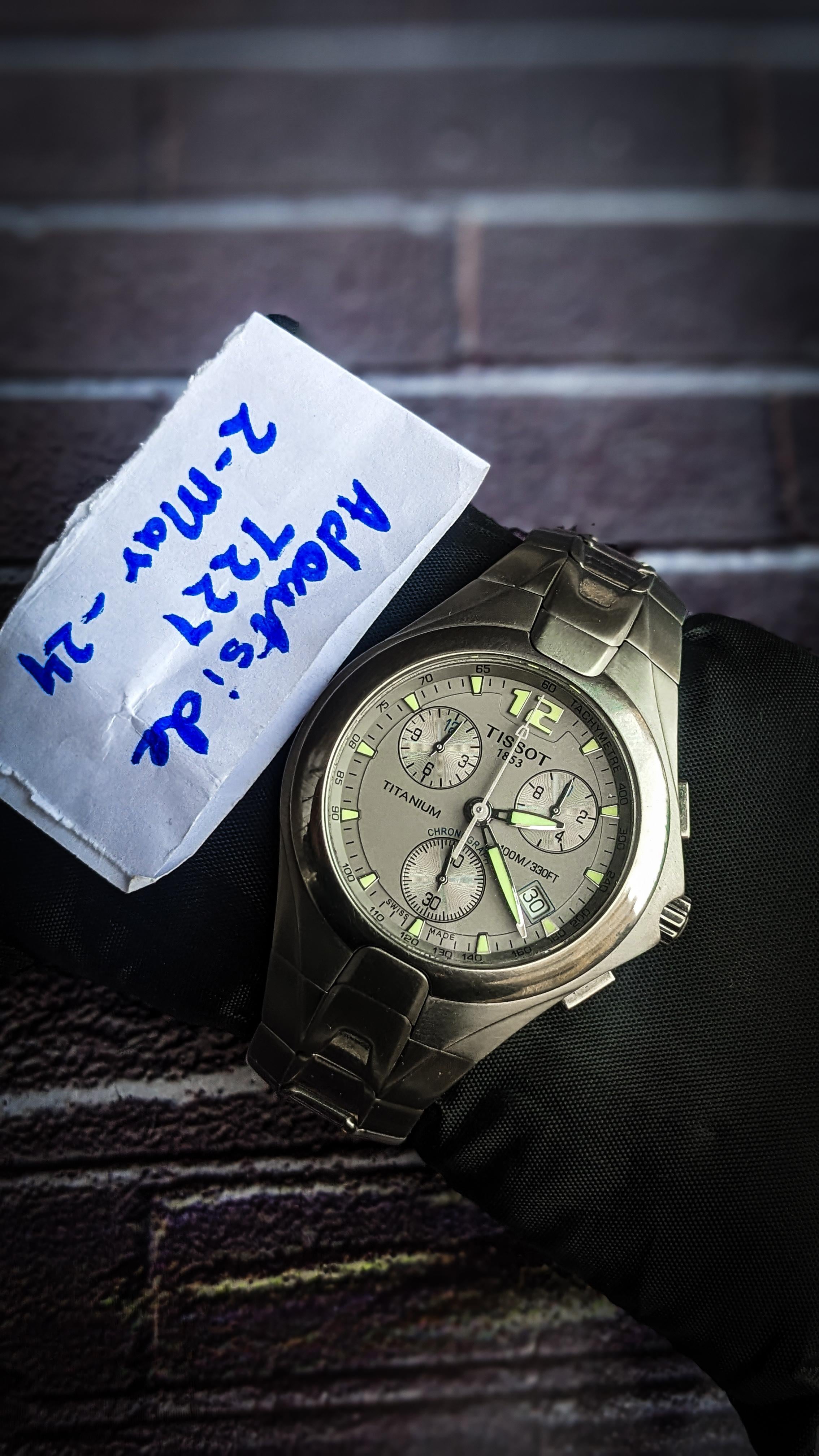 WTS Tissot 1853 T775 1012 2012 Titanium Chronograph Sapphire