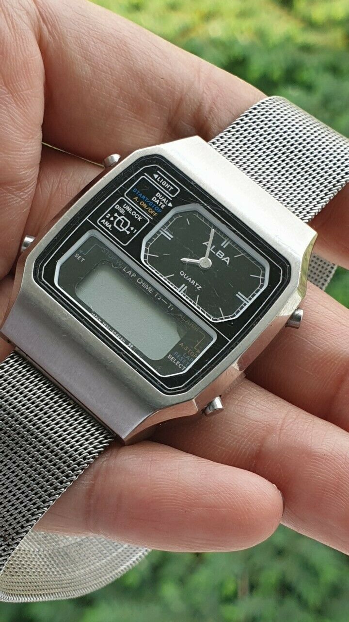 Seiko Alba Ana-Digi Y651-5090 Japan Digital Watch parts repair
