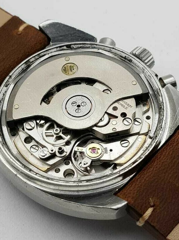 N.O.S. TISSOT NAVIGATOR Vintage automatic chronograph watch Cal Lemania  1341 Ref 45.501 PANDA DIAL REVERSE *** NEW OLD STOCK *** Tissot Vintage  watches - Watches83