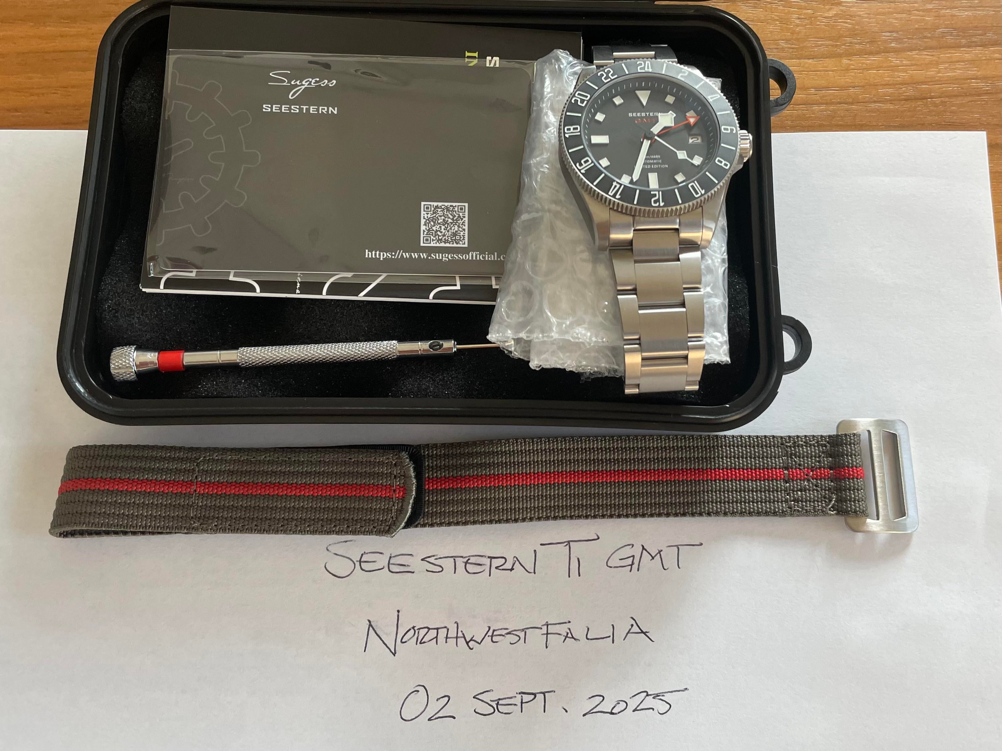 [期間限定出品] SEESTERN チタンGMT 2025Limited Seestern titanium GMT : r/ChineseWatches