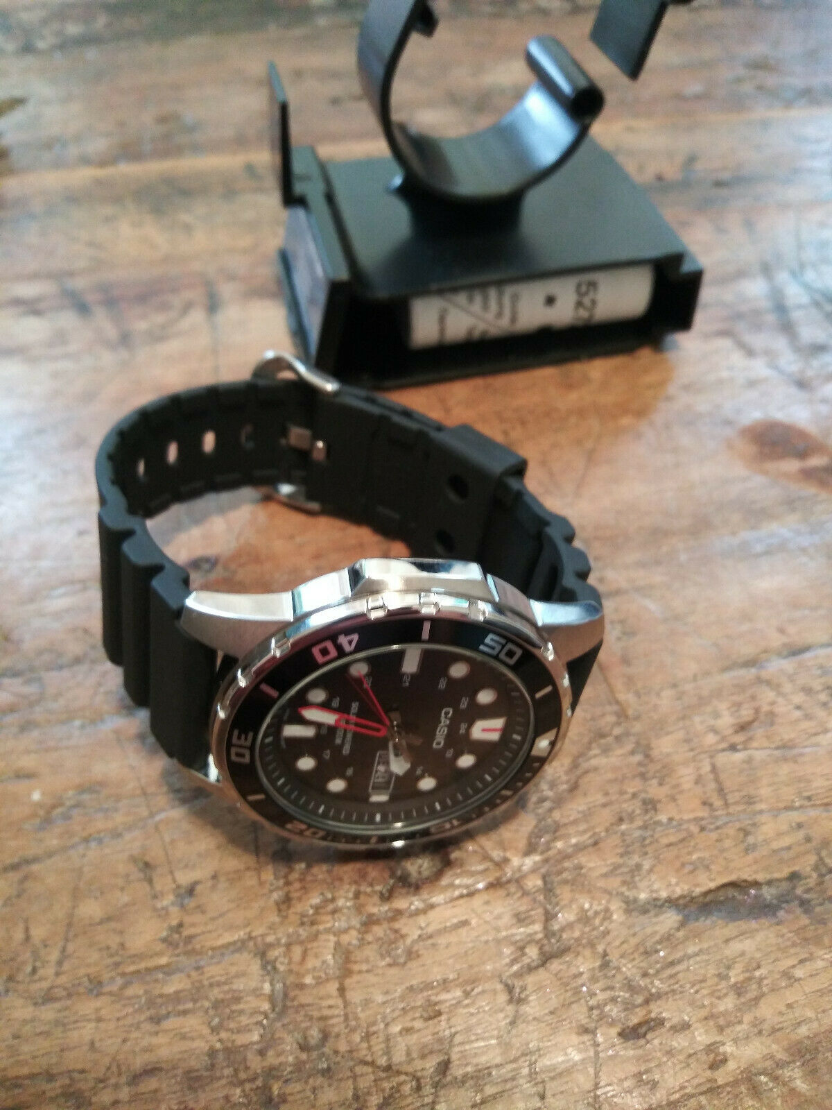 Casio MTP-S110-1AV, Men's Solar Battery Watch, 100 Meter W/R