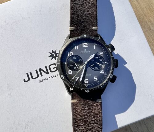 Junghans Meister Pilot Chronoscope Watch 027 3795.00 WatchCharts