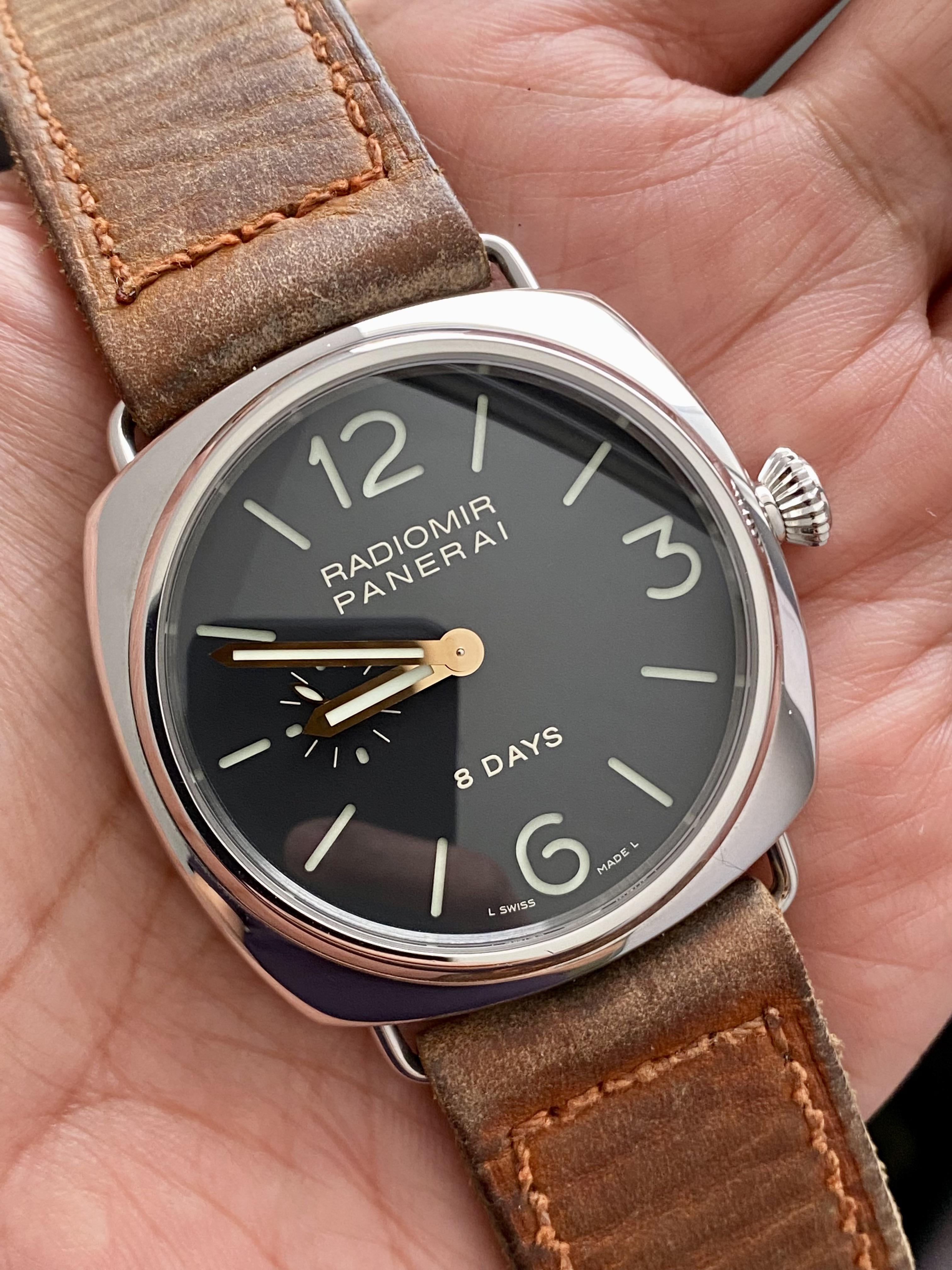 WTS Panerai PAM 190 Radiomir 8 Days 45mm JLC Movement WatchCharts