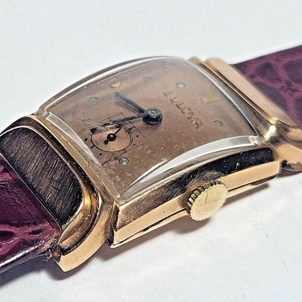 Aiguille De Seconde Pour Montre Bulova 8AH N°65 GM6 - Doré - NOS (neuf D'origine)