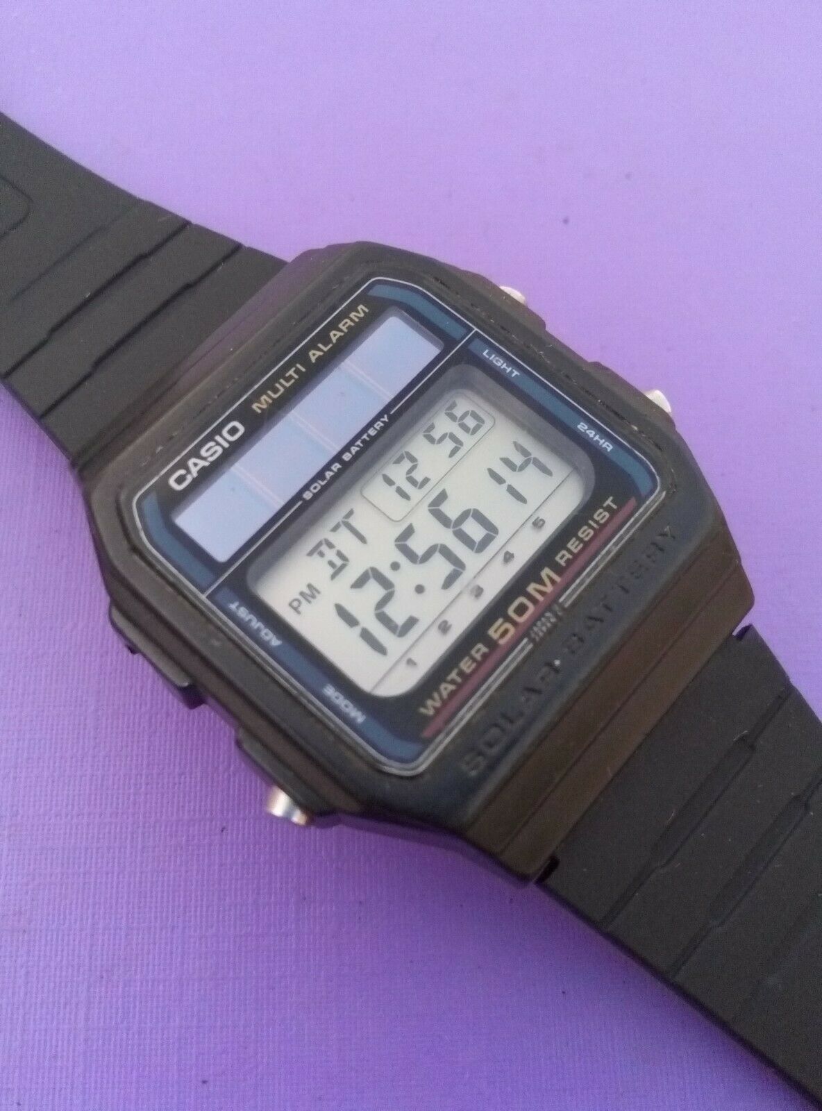 casio watch multiple alarms