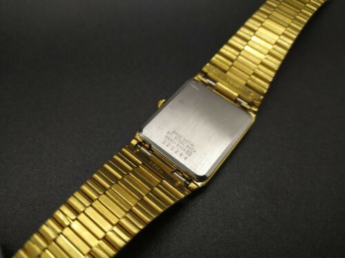 Vintage Seiko 6530-5159 Gold Tone Dress Men's Quartz Watch