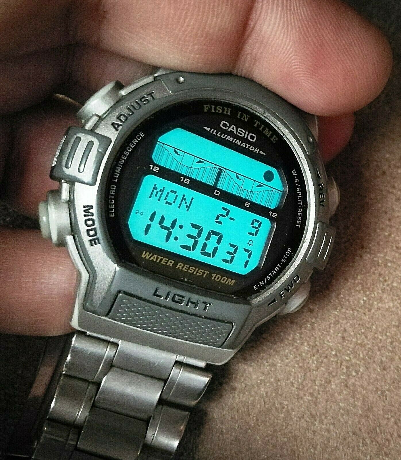 Casio forester hot sale fishing watch