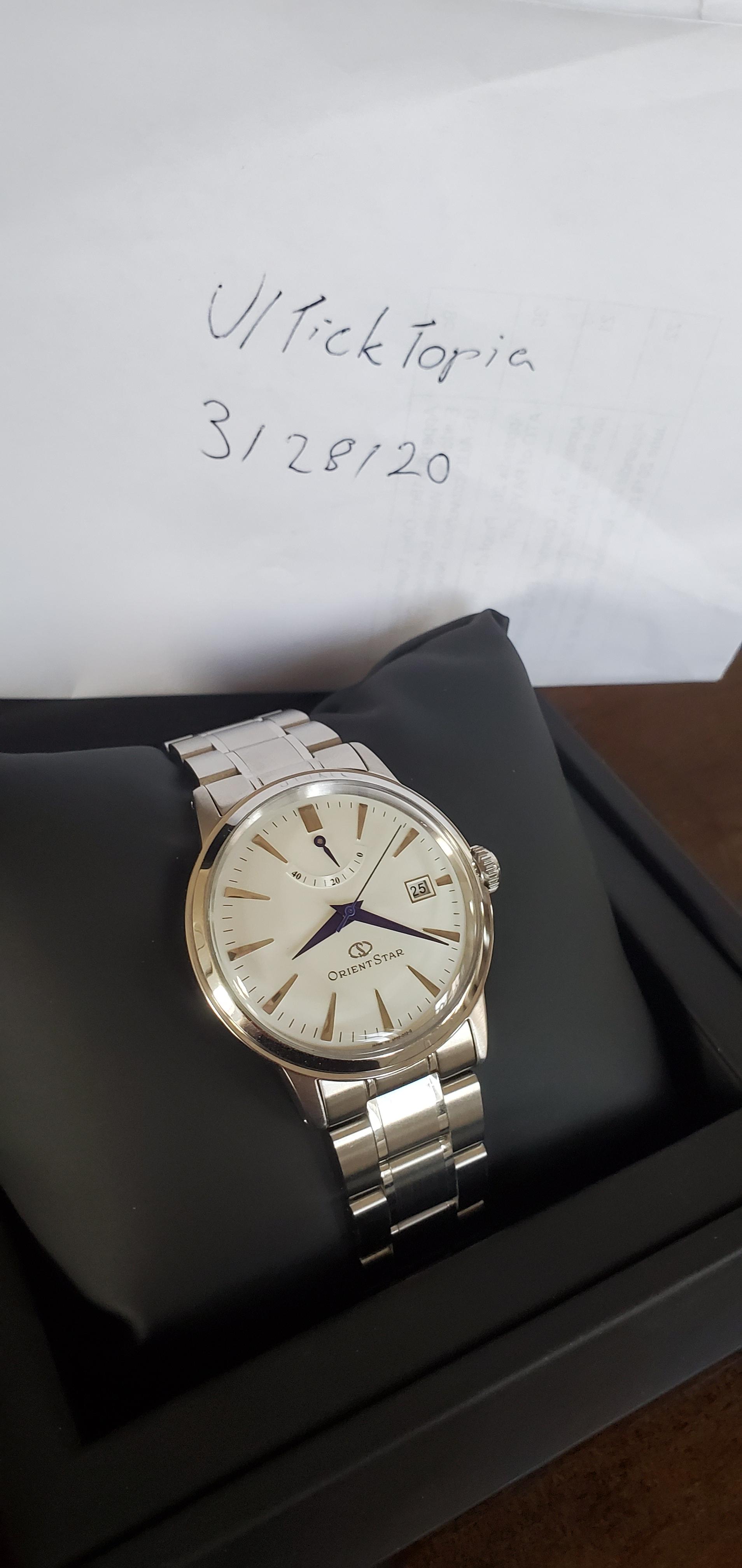 WTS Orient Star Classic With Power Reserve GEN 2 SAF02003W