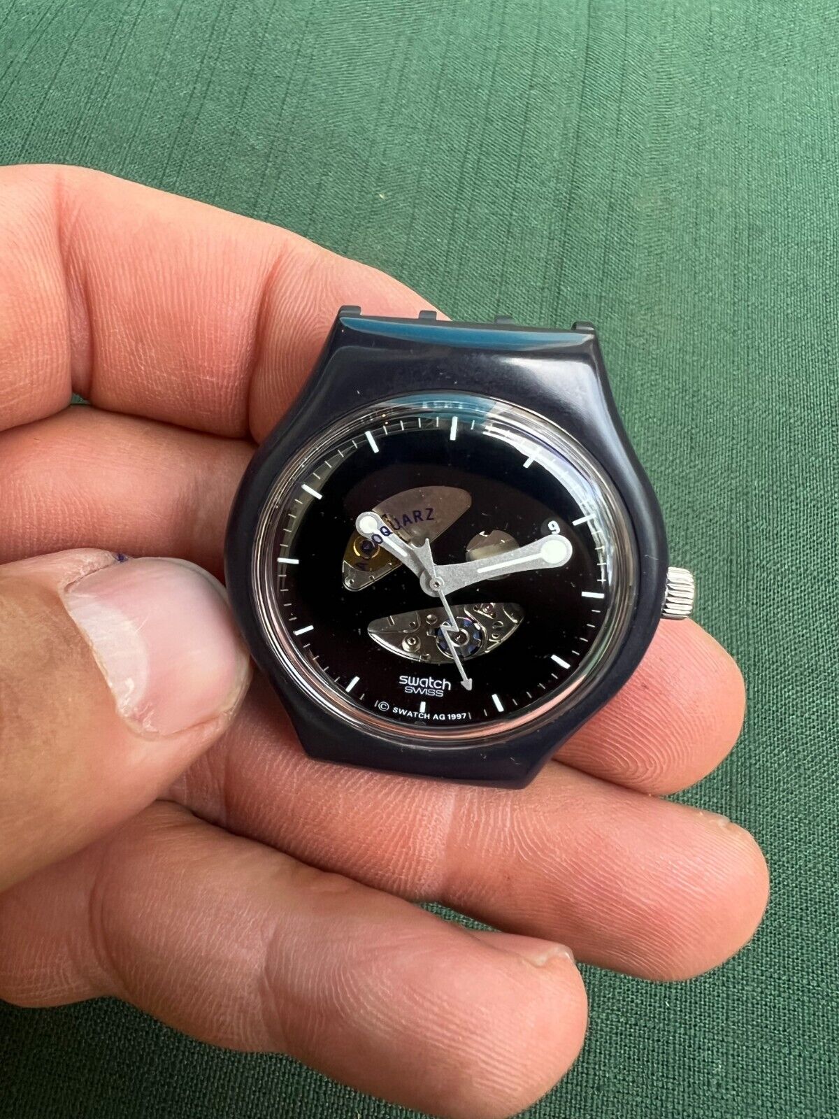 Vintage 1997 Swatch Autoquartz ATOM STS400A very rare 