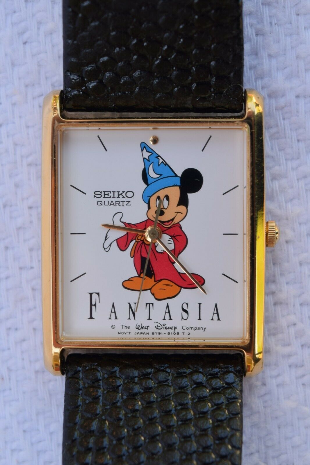 NOS Seiko Disney Fantasia Mickey Sorcerer Watch Full Kit SXZ786