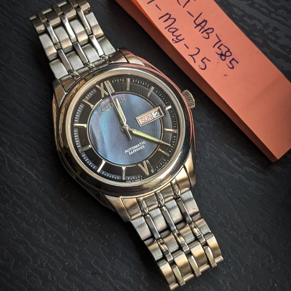 wts] Citizen Automatic Sapphire MOP 8200-S055725 Day Date 21jewels