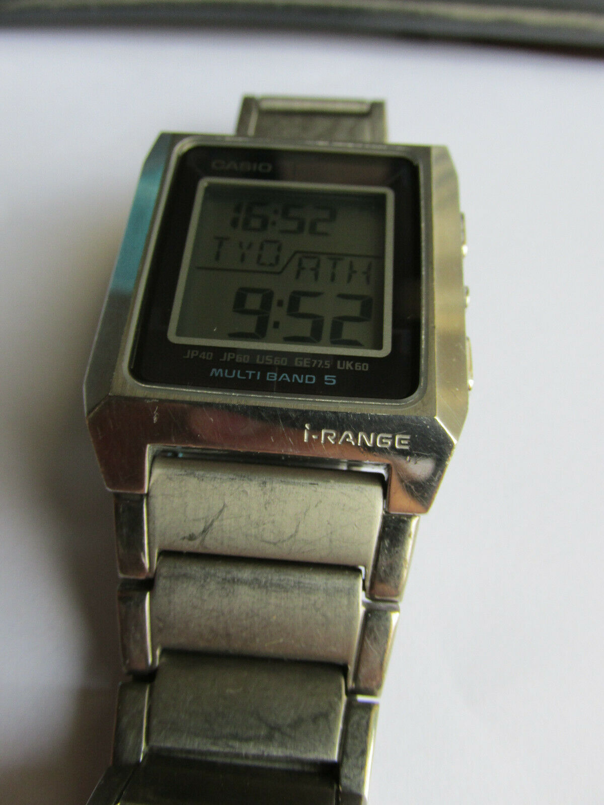 VINTAGE CASIO IRW-M200 WV-M401 i-RANGE TITANIUM MULTI BAND 5 TOUGH