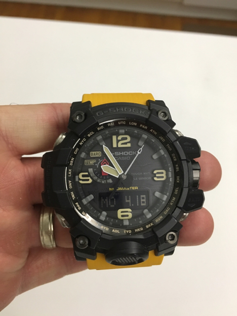 casio mudmaster yellow