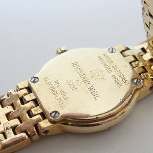Vintage Raymond Weil Fidelio 3722 Ladies Quartz Watch 18k