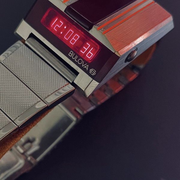Vintage LED Bulova Computron #7 Stainless Steel Working! | WatchCharts ...