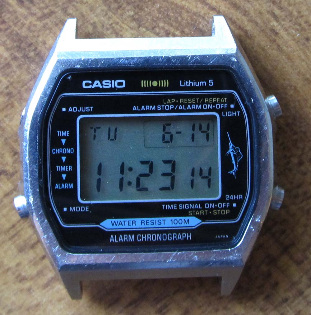 WTS Vintage Casio Marlin H101 module 106 Lithium 5 | WatchCharts