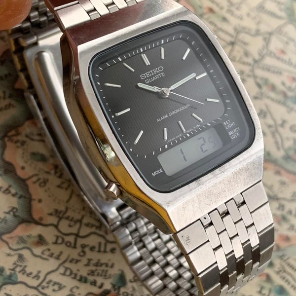 WTS] Vintage 1985 Seiko ana-digi chronograph ($125) | WatchCharts