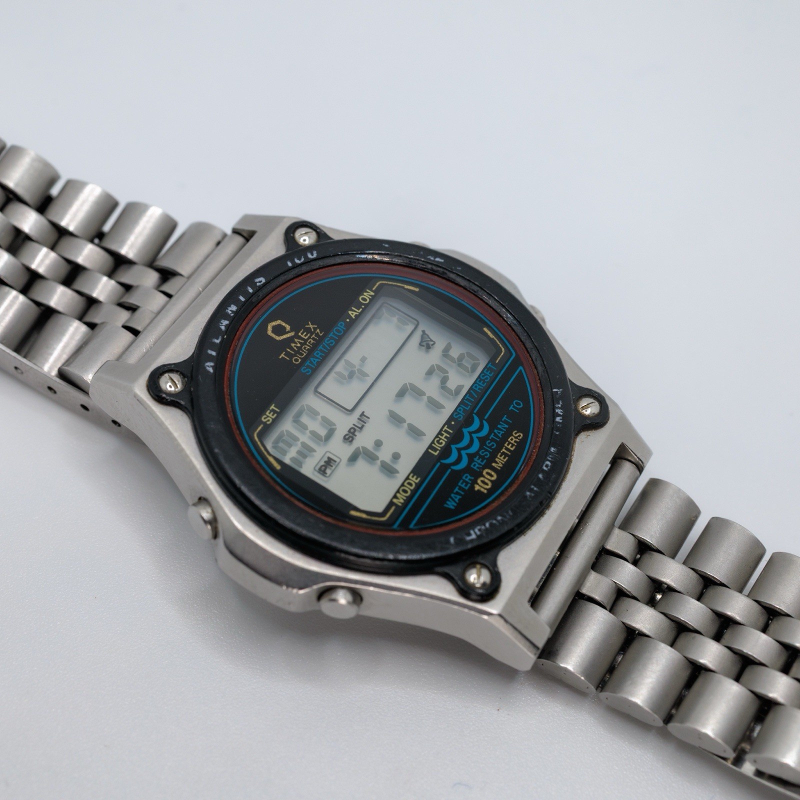 Timex Atlantis 100 Vintage 80s Quartz Digital Watch - Orig Jubilee 