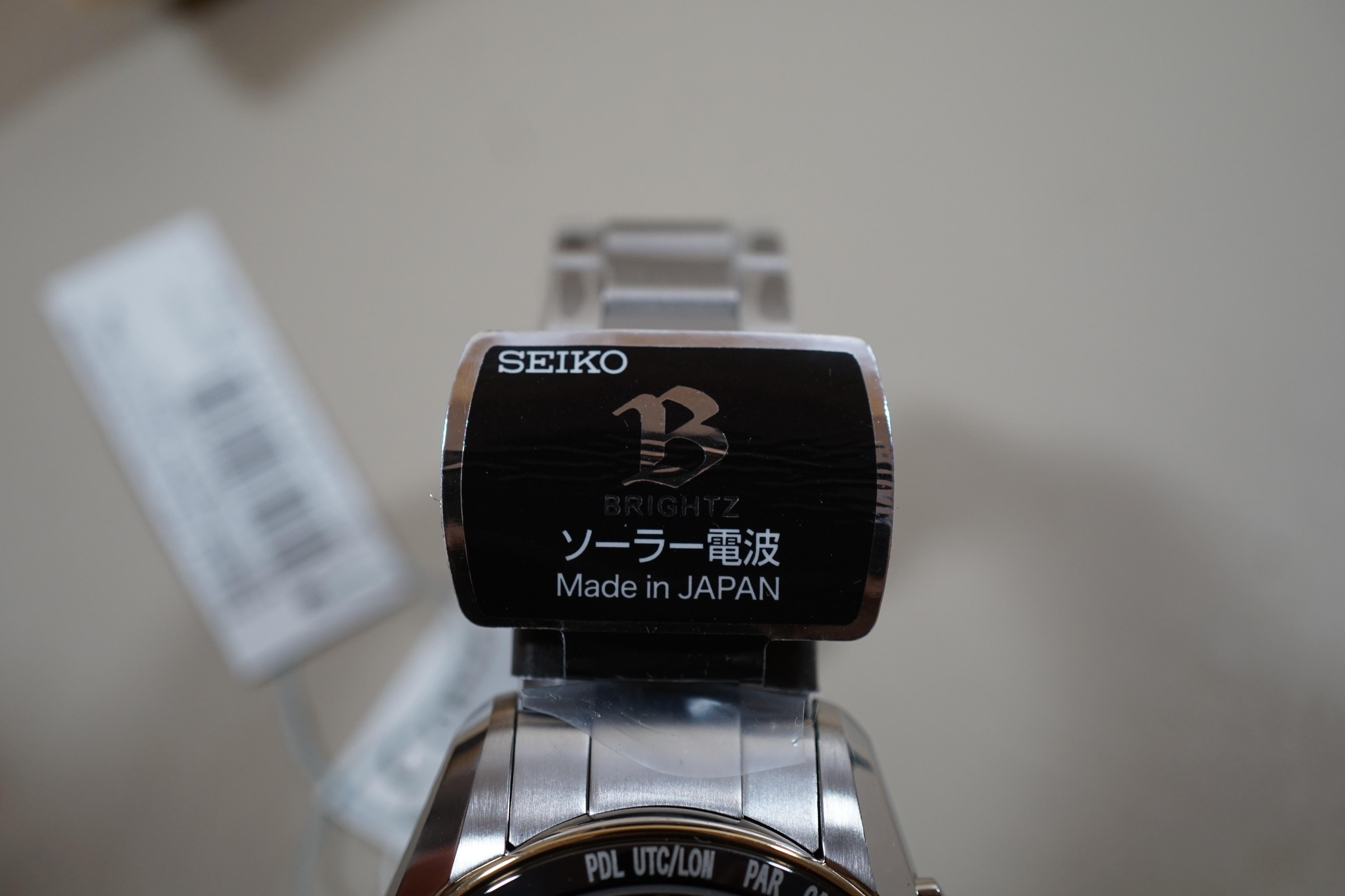 WTS] New Seiko Brightz SAGA160 8B54 Radio Wave Solar Titanium JDM