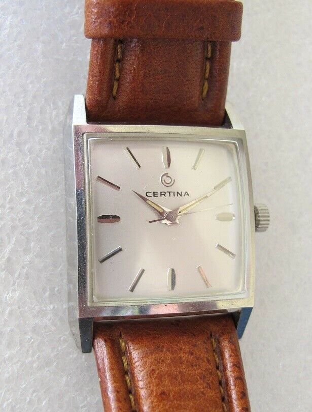 Certina square outlet watch