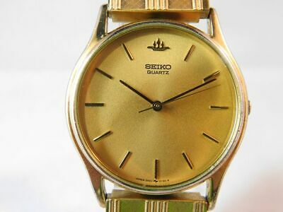 GOOD SEIKO 2K01 0010 GOLD MEN S VINTAGE WATCH JAPAN