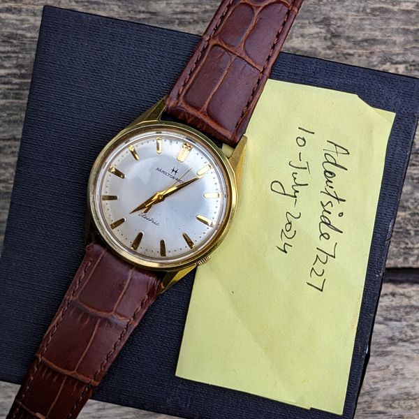 Montre Vintage Hamilton Ricoh Electric 555E Circa 1960 - Unisexe, Occasion, Style Rétro