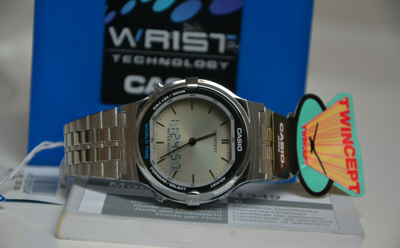 Extremely Rare Casio TWINCEPT Watch ABX 200 World Time module 1349 WatchCharts Marketplace