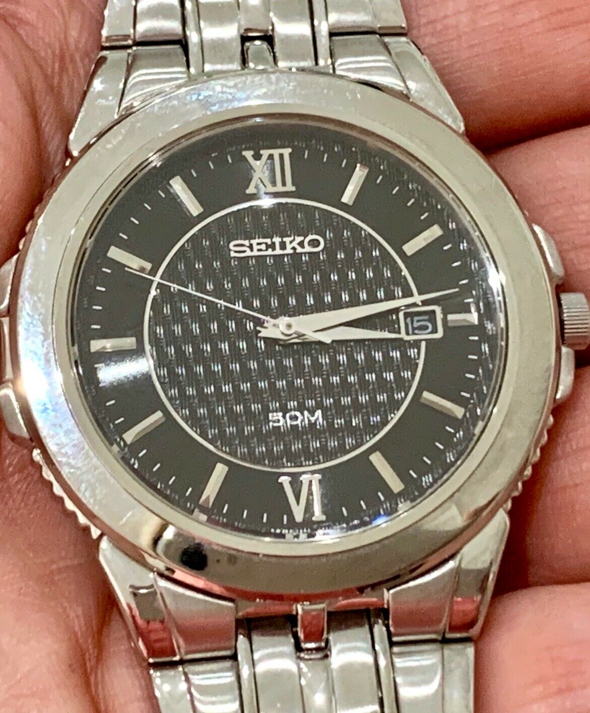 Vintage Seiko Watch 7N32 0DC0 Stainless Steel WatchCharts