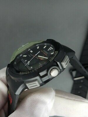 Rare CASIO Vintage Digital Watch ALTI-METER AW-330 733