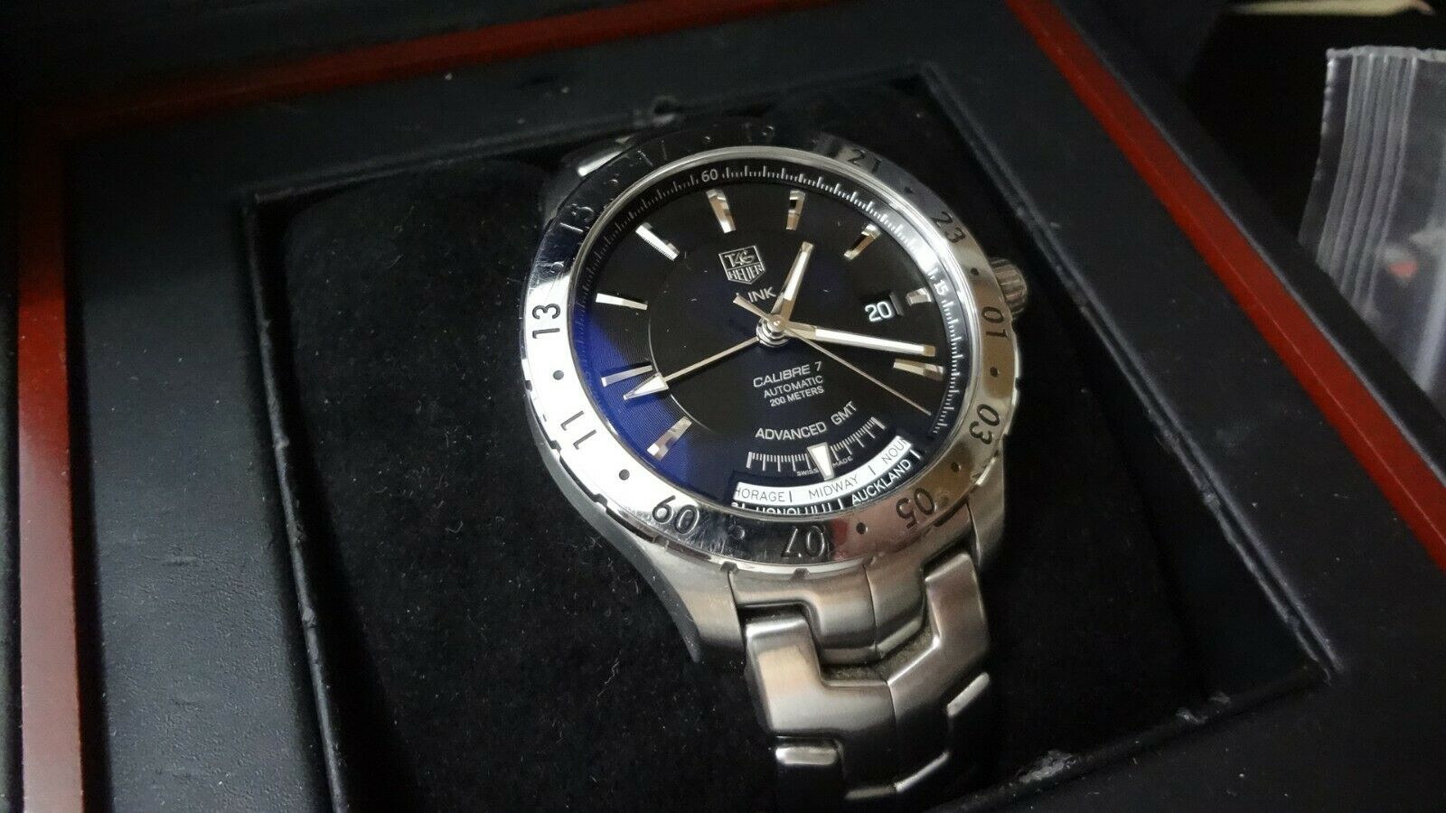 Tag Heuer Link WJ2010 Automatic Advanced GMT Calibre 7 Watch