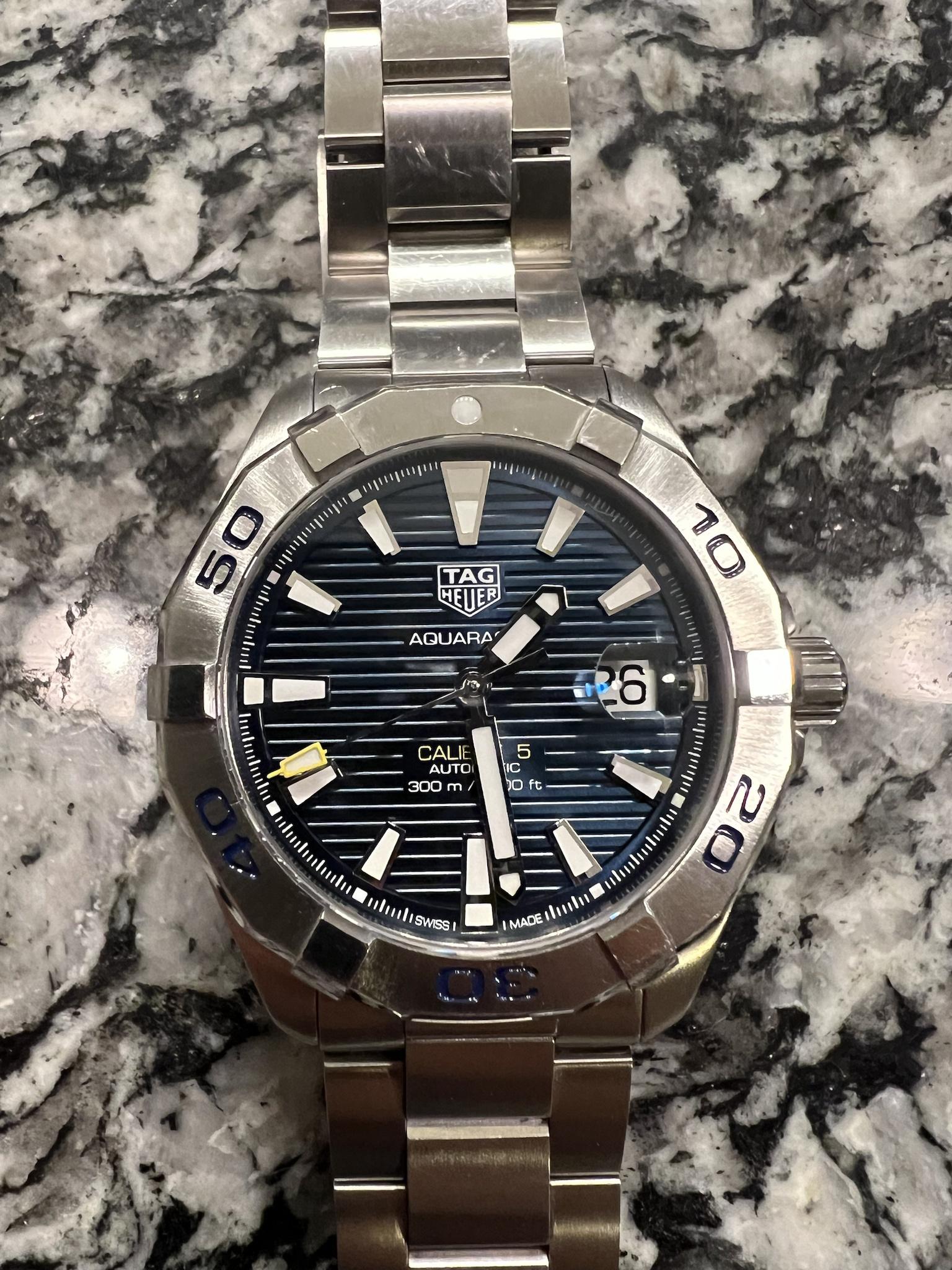 Tag heuer aquaracer discount 41mm calibre 5