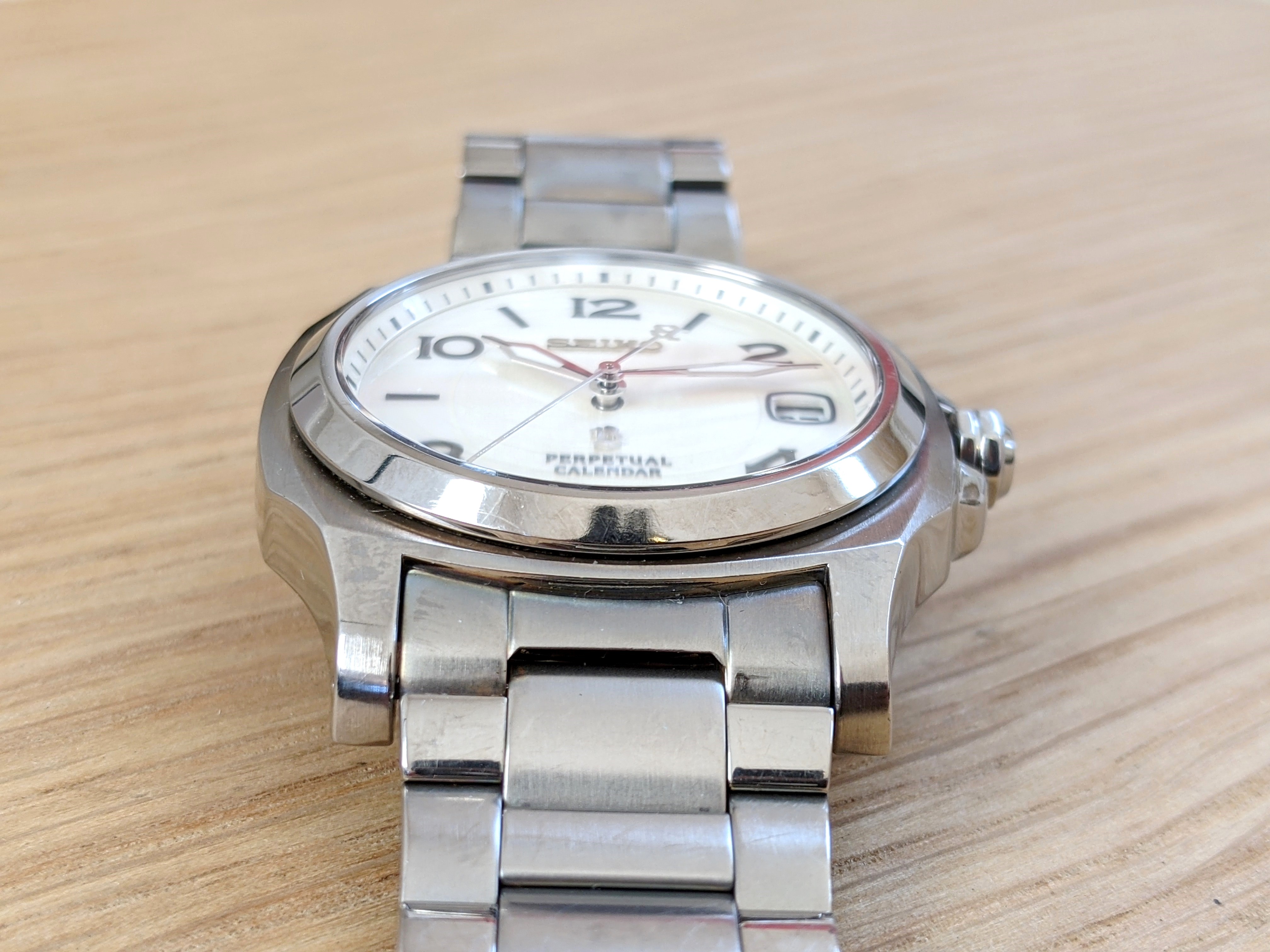 WTS Seiko SAGM007 Brightz Titanium HAQ w Perpetual Calendar